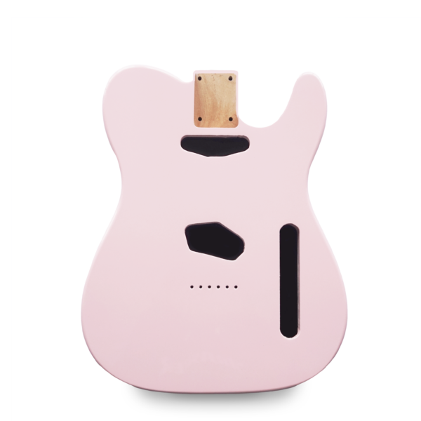 Shell Pink Telecaster Guitar Body by Guitar Anatomy