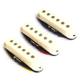 Single Coil Pickup for Stratocaster Guitars - Cream (Full Set)