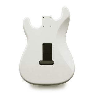 Space White Stratocaster Guitar Body by Guitar Anatomy