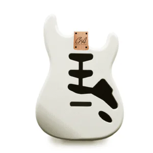Olympic White Strat Body - Guitar Anatomy