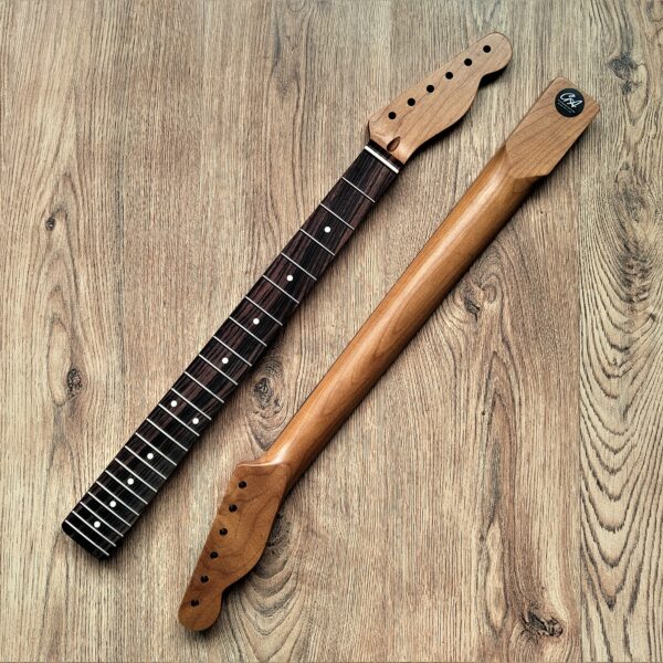 Roasted Maple and Rosewood Guitar Neck