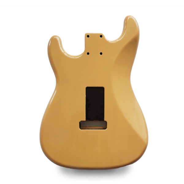 Stratocaster Guitar Body SSS - Translucent Butterscotch Blonde - American Alder | Guitar Anatomy