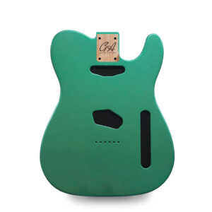 Telecaster Guitar Body - Metallic Race Green - 2 Piece American Alder