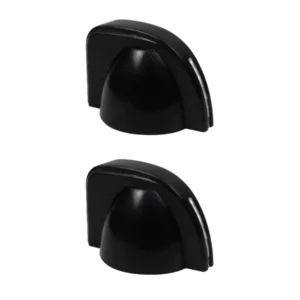 Vintage Style Black Chicken Knobs