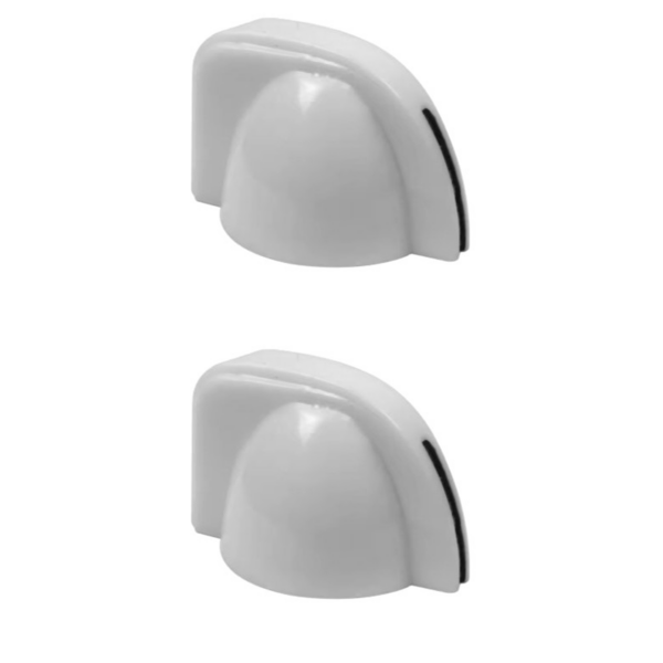 White Vintage Style Chicken Head Knobs