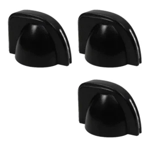 Vintage Style Black Chicken Knobs