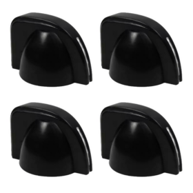 Chicken Head Knobs for Guitar Amps 6mm – Black