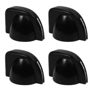 Vintage Style Black Chicken Knobs