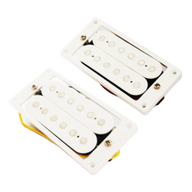 Modern Humbucker Pickups for Les Paul Guitars - White