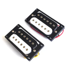 Modern Humbucker Pickups for Les Paul Guitars - Zebra Black and White