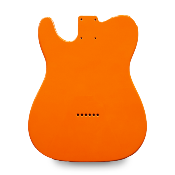 Telecaster Guitar Body - Capri Orange - 2 Piece American Alder | Guitar Anatomy