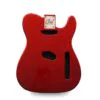 Telecaster Compatible Guitar Body - Metallic Red - 2 Piece American Alder