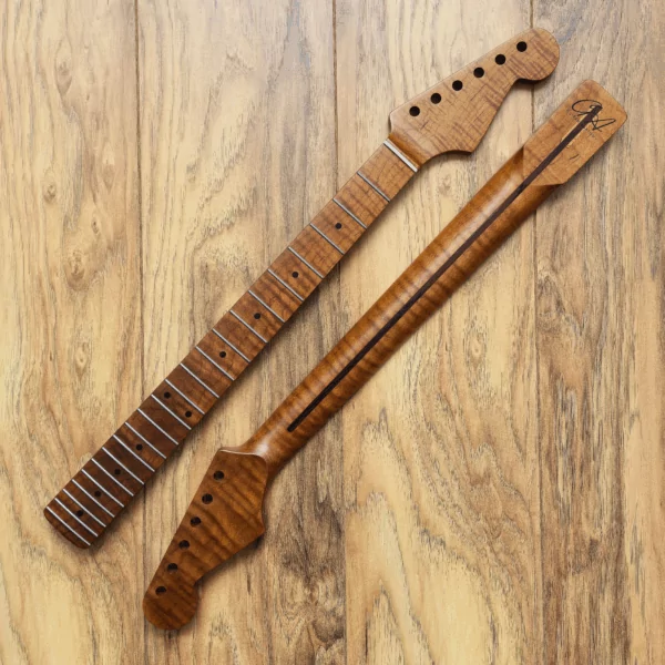 Guitar Anatomy Pro Series Roasted Flame Maple Stratocaster Neck