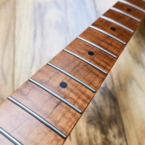 Guitar Anatomy Pro Series Roasted Flame Maple Stratocaster Neck