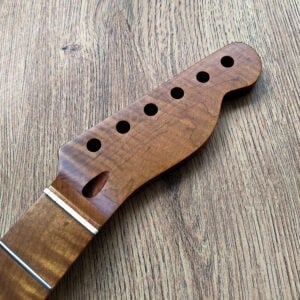 Telecaster Pro-Series Roasted Flame Maple Guitar Neck by Guitar Anatomy