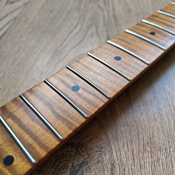 Telecaster Pro-Series Roasted Flame Maple Guitar Neck by Guitar Anatomy