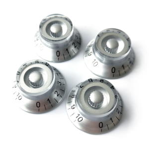 Top Hat Speed Control Knobs – Silver | Guitar Anatomy