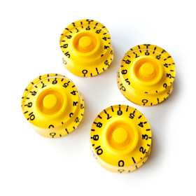Speed Control Knobs – Volume Tone for Gibson & Epiphone Les Paul – Yellow