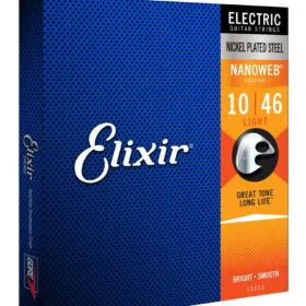 Elixir 12052 Nanoweb Electric Guitar Strings - Regular Light Set 10-46