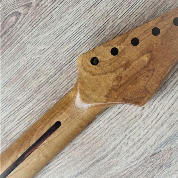 Left Handed Stratocaster Roasted Maple Vintage Guitar Neck by Guitar Anatomy