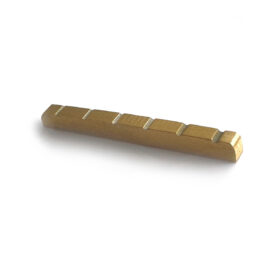 Solid Brass Nut for Stratocaster & Telecaster Guitars – 43mm x 3mm