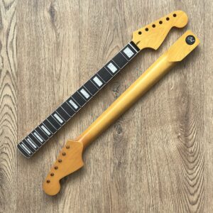 Jazzmaster Vintage Nitro Satin and Rosewood Guitar Neck Vintage Satin 21 Fret Jumbo with Pearl Inlays