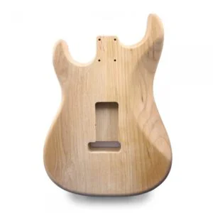 Alternative view of Stratocaster Compatible Guitar Body SSS - Unfinished - 2 Piece American Alder