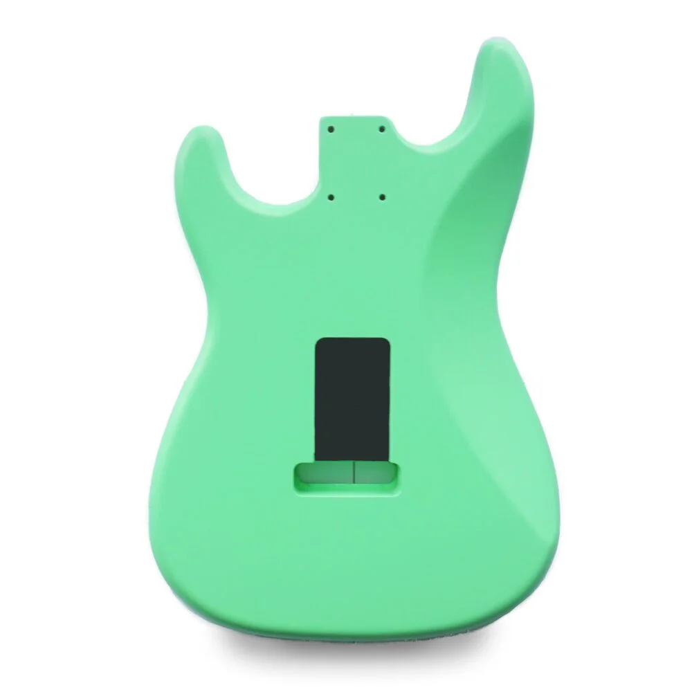 *Clearance* Stratocaster Guitar Body HSS - Seafoam Green Nitro Satin - 2 Piece American Alder - Image 3