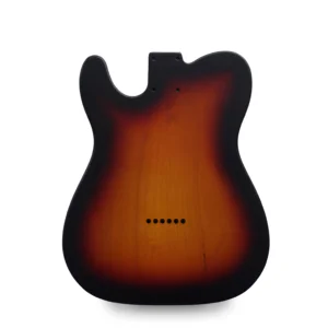 Alternative view of Telecaster Compatible Guitar Body - Sunburst Nitro Satin- 2 Piece American Alder