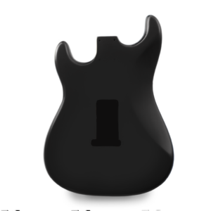 Flat Black - HSH Strat Body GA