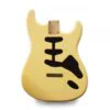 Stratocaster Compatible Guitar Body SSS - Butter Cream Vintage Nitro Satin - 2 Piece American Alder