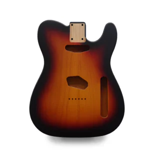 Telecaster Compatible Guitar Body - Sunburst Nitro Satin- 2 Piece American Alder