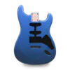Stratocaster Compatible Guitar Body HSS - Metallic Blue Nitro Satin - 2 Piece American Alder