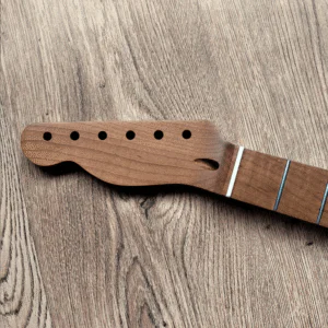 Roasted Torrefied Baked Maple Telecaster Guitar Neck - Left Handed - Guitar Anatomy