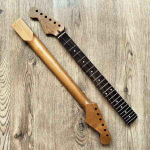 Roasted Torrefied Baked Maple Telecaster Guitar Neck - Left Handed - Guitar Anatomy
