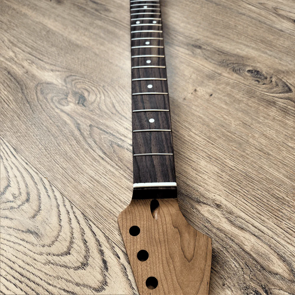 Roasted Torrefied Baked Maple Telecaster Guitar Neck - Left Handed - Guitar Anatomy