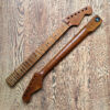 Stratocaster Compatible Roasted Flame Maple Pro Guitar Neck Satin