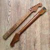 Stratocaster Compatible Roasted Flame Maple Pro Guitar Neck Satin