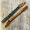 Roasted Torrefied Baked Maple Telecaster Guitar Neck - Left Handed - Guitar Anatomy