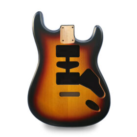 Stratocaster Compatible Guitar Body HSH - Sunburst Vintage Nitro Satin - 2 Piece American Alder