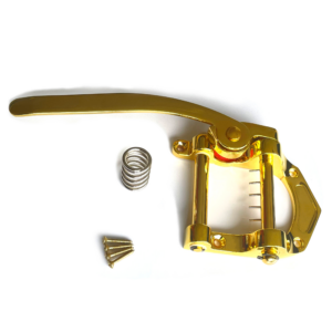 Bigsby Style Tremolo Vibrato Tailpiece – Flat Mount – Gold