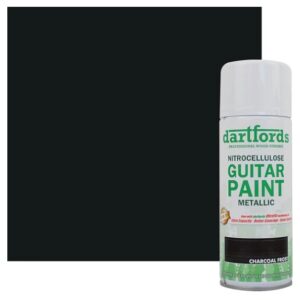 Charcoal Frost Metallic Nitrocellulose Guitar Paint