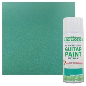 Sherwood Green Metallic Nitrocellulose Guitar Paint