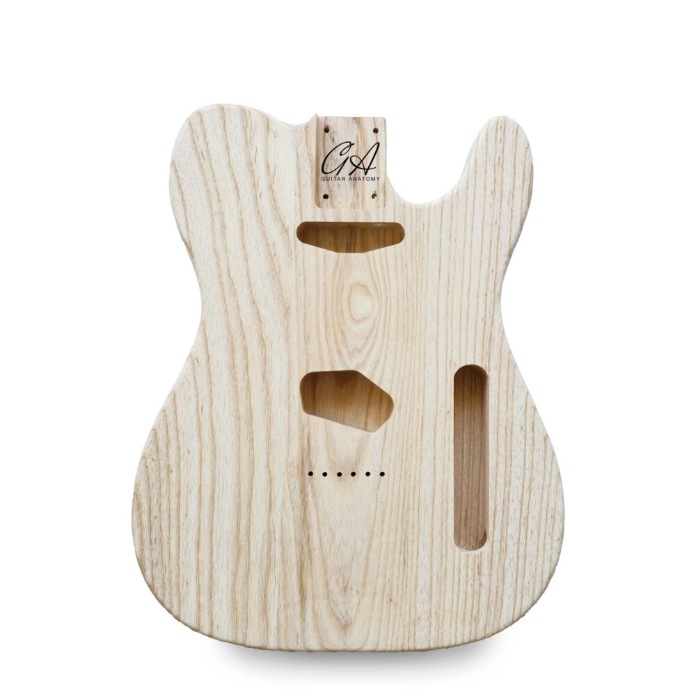 Telecaster Compatible Guitar Body - Unfinished - Ash