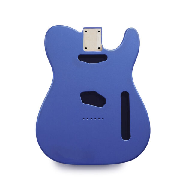 Nitro Satin Metallic Blue Telecaster Body - Guitar Anatomy