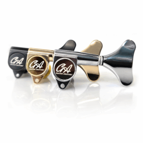 Guitar Anatomy Pro Bass Tuners – 1:18 Gear Ratio Machine Heads for Bass Guitars