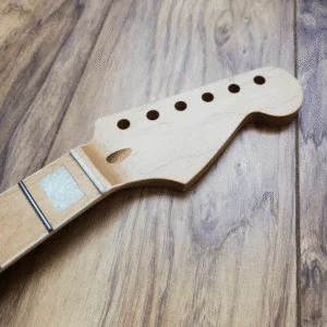 Guitar Anatomy Stratocaster Neck with pearl block inlays