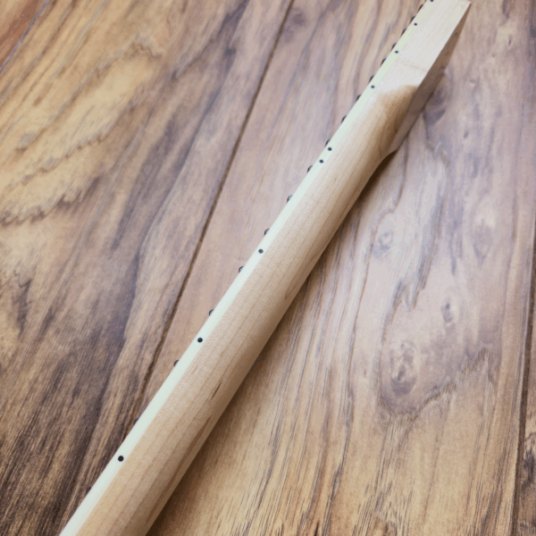 Guitar Anatomy Stratocaster Neck with pearl block inlays