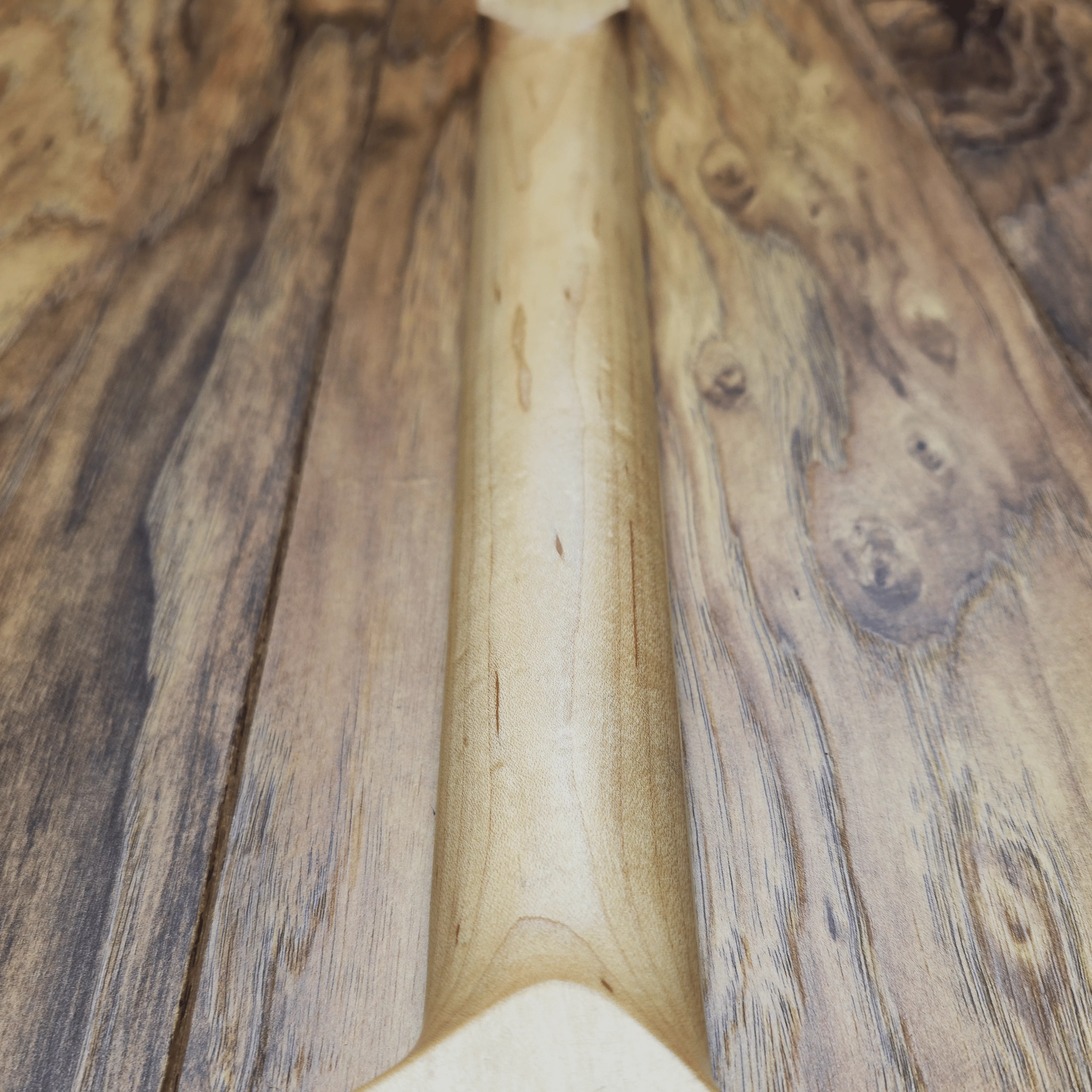 Guitar Anatomy Stratocaster Neck with pearl block inlays