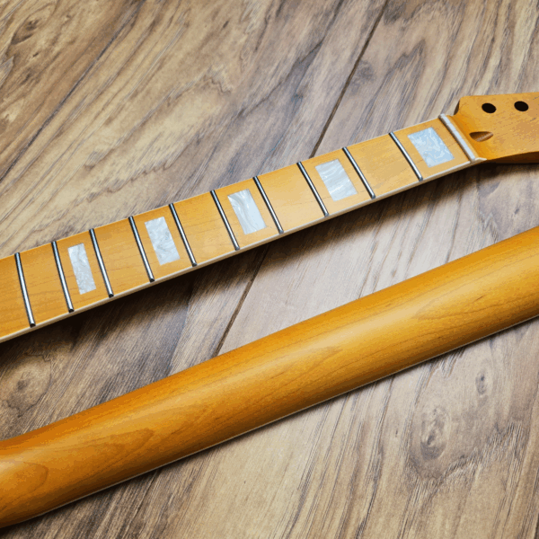 Guitar Anatomy Telecaster Neck with pearl block inlays